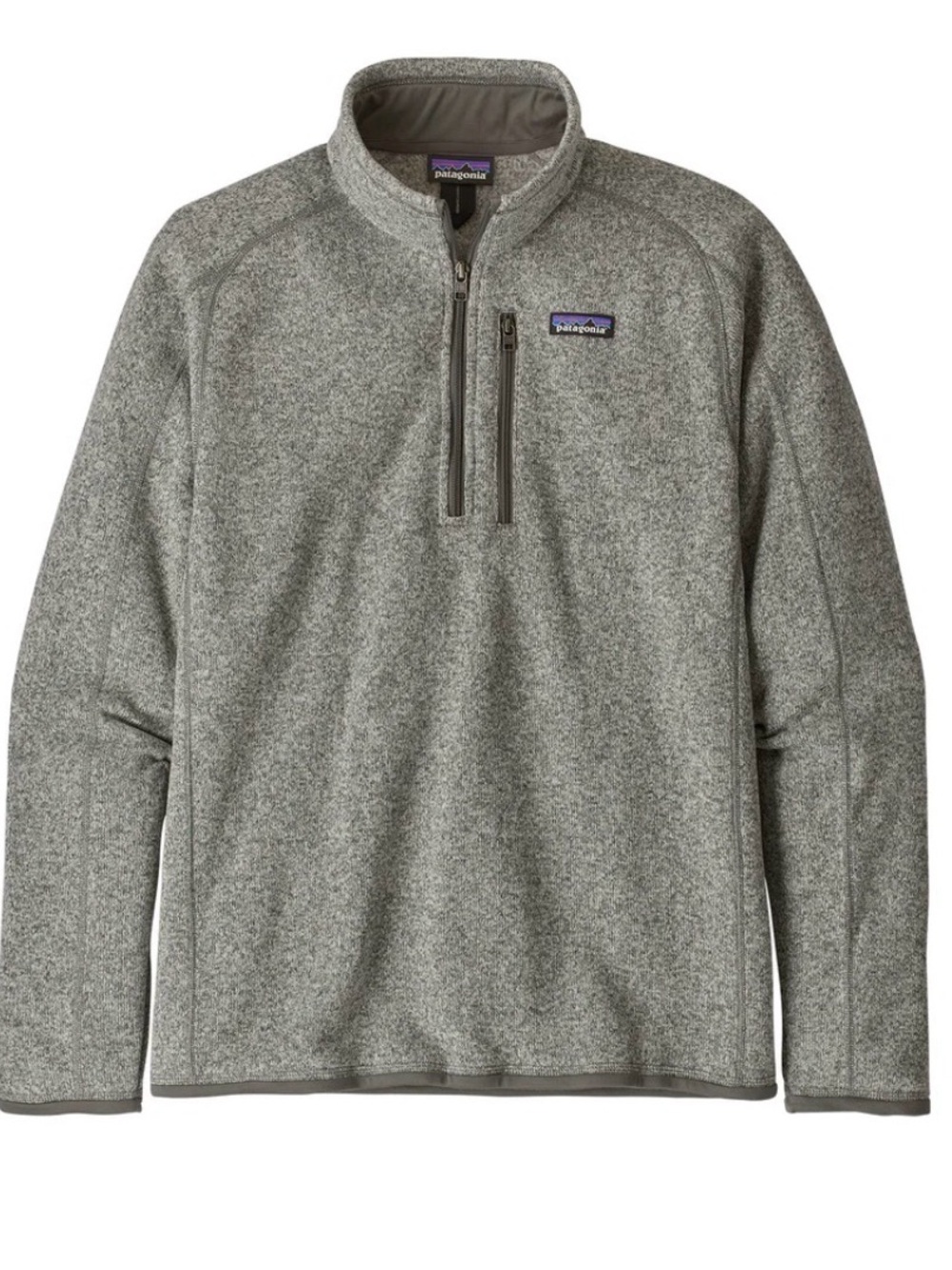 Patagonia Men’s Better Sweater Pullover 1/4 Zip Size S Gray
